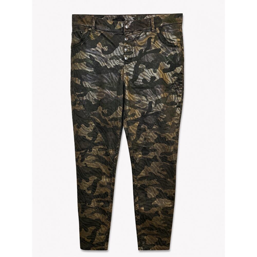 Hue Metallic Camouflage Jeggins